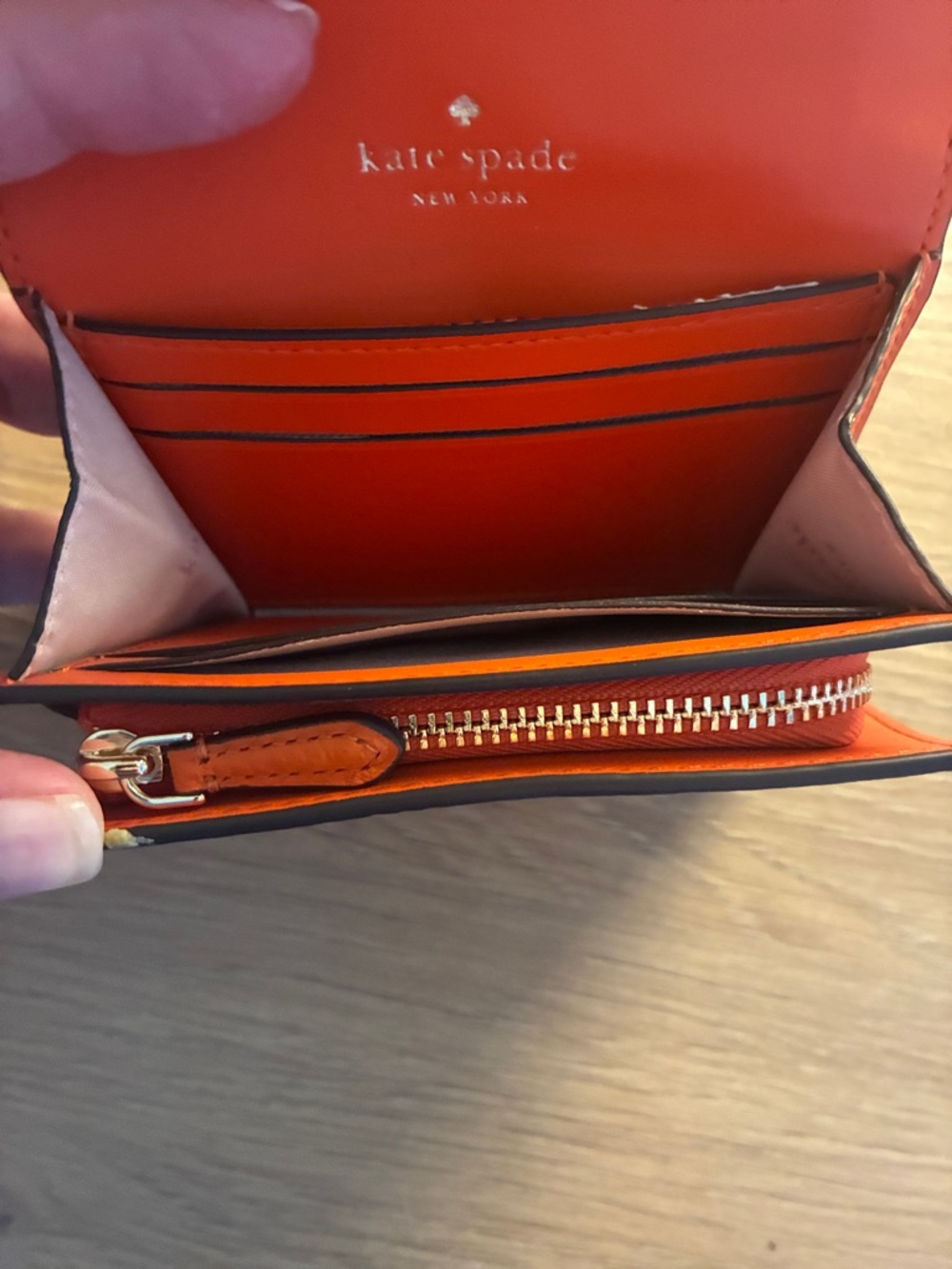 kate spade “Kayla” Pebbled Leather Bifold Wallet - Picture 3 of 5